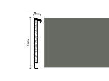 Плинтус Плинтус Dollken TS100 Life 1147 (1184/0146) Серый фото 1 | FLOORDEALER